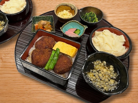 【2食付】朝食・夕食付きプラン★夕食は地元名物ソースかつ丼とひもかわうどんで舌鼓